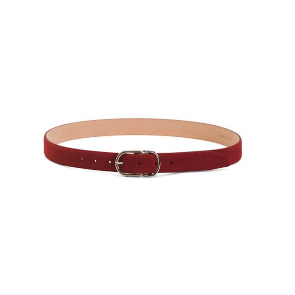 BRITISH BELT COMPANY Red Made In England Skye Leather Belt - Picture 1 of 1